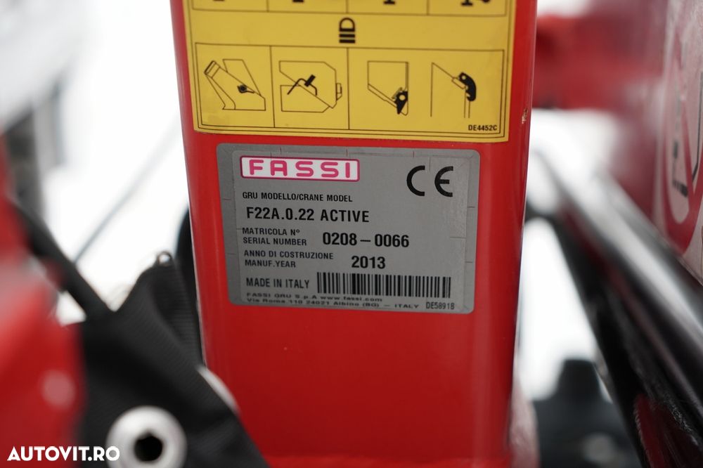 Renault MAXITY 140 DXI / BASCULATOR / + HDS FASSI F22A / CAPACITATE DE RIDICARE 995 KG / ATRACȚIE 5,5 M / IMPORTAT - 22