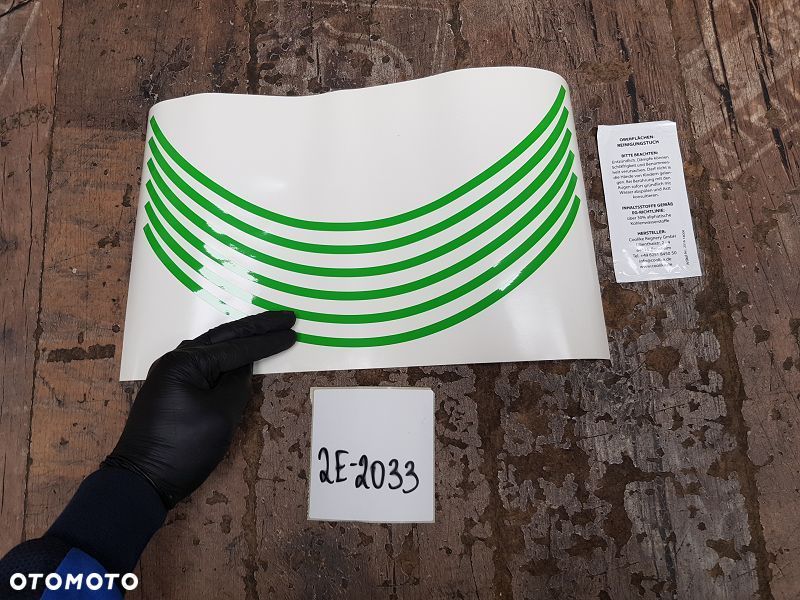Naklejki na obręcz koła Kawasaki ZX10R Ninja  197BWT0001 - 1