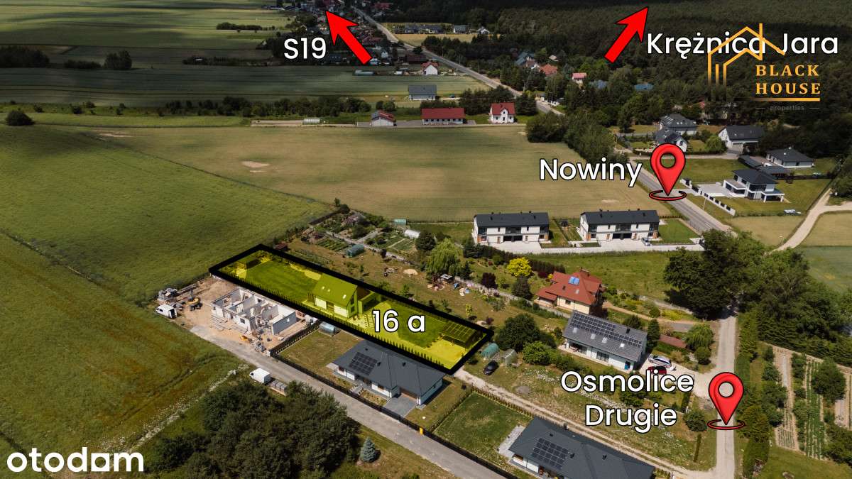 Dom 151,81 m² | 16 arów | Nowiny | Osmolice Drugie - Pełny obrazek: 2/20