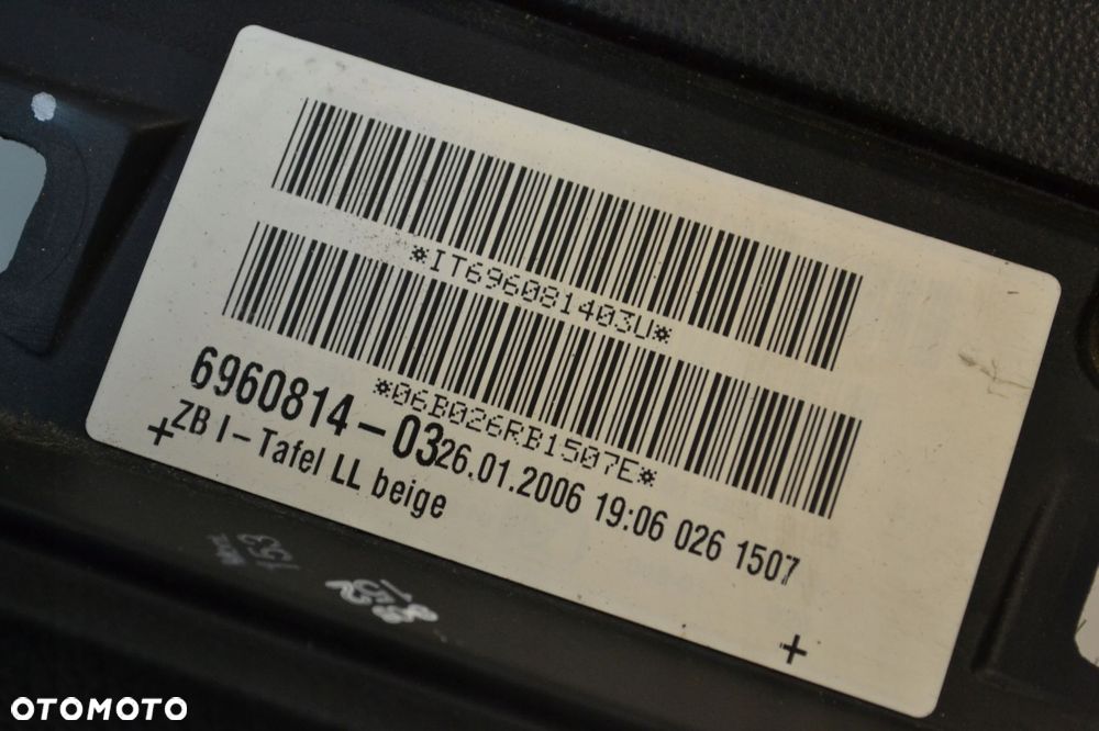BMW E60 E61 PRZEDLIFT EUROPA DESKA ROZDZIELCZA KOKPIT 6960814 - 13