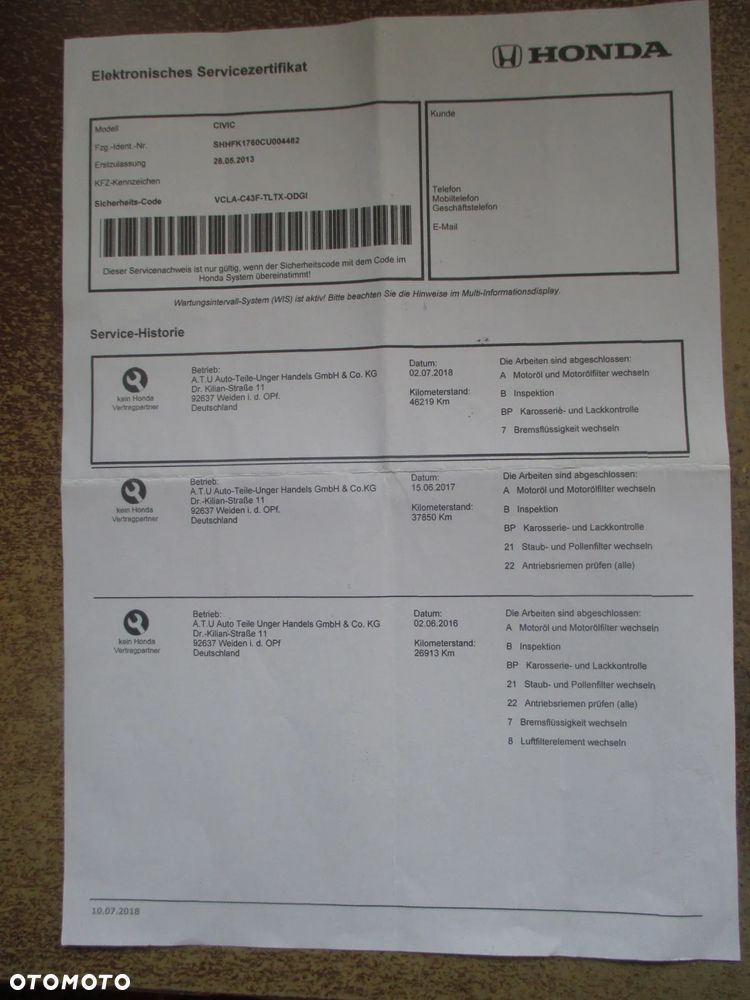 Honda Civic 1.4 i-VTEC Comfort - 29