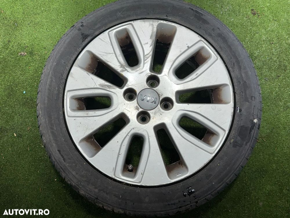 JANTE KIA R16 / 4x100 / RIO 2 / 6JX16 OFFSET 48 / 195/55 R16 /  + CAUCIUCURI (X4) - 2