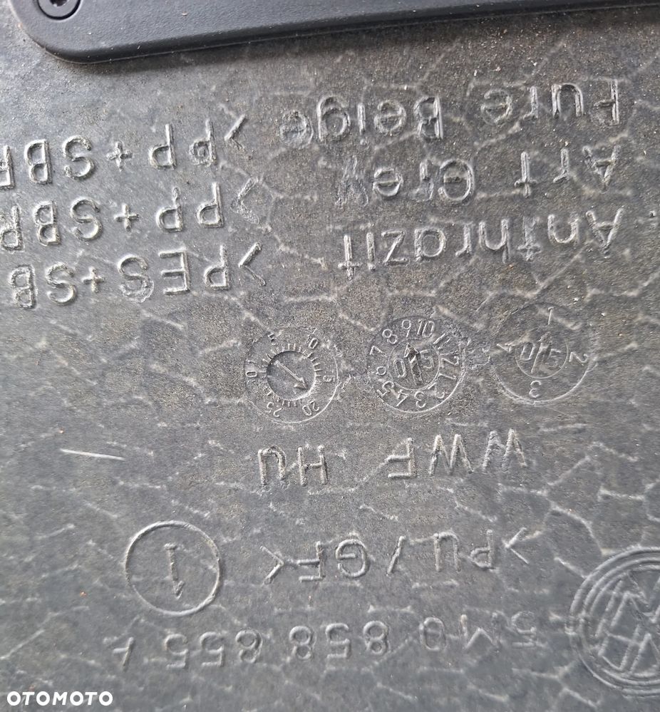 PÓŁKA BAGAŻNIKA VW GOLF PLUS 5M0858855A - 3