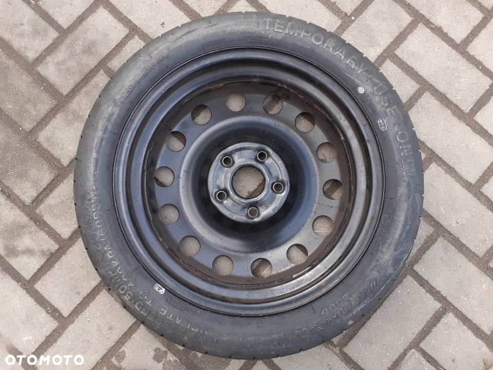 KOŁO DOJAZDOWE ZAPASOWE ZAPASÓWKA DOJAZDÓWKA 5X110 VW AUDI SKODA SEAT - 4