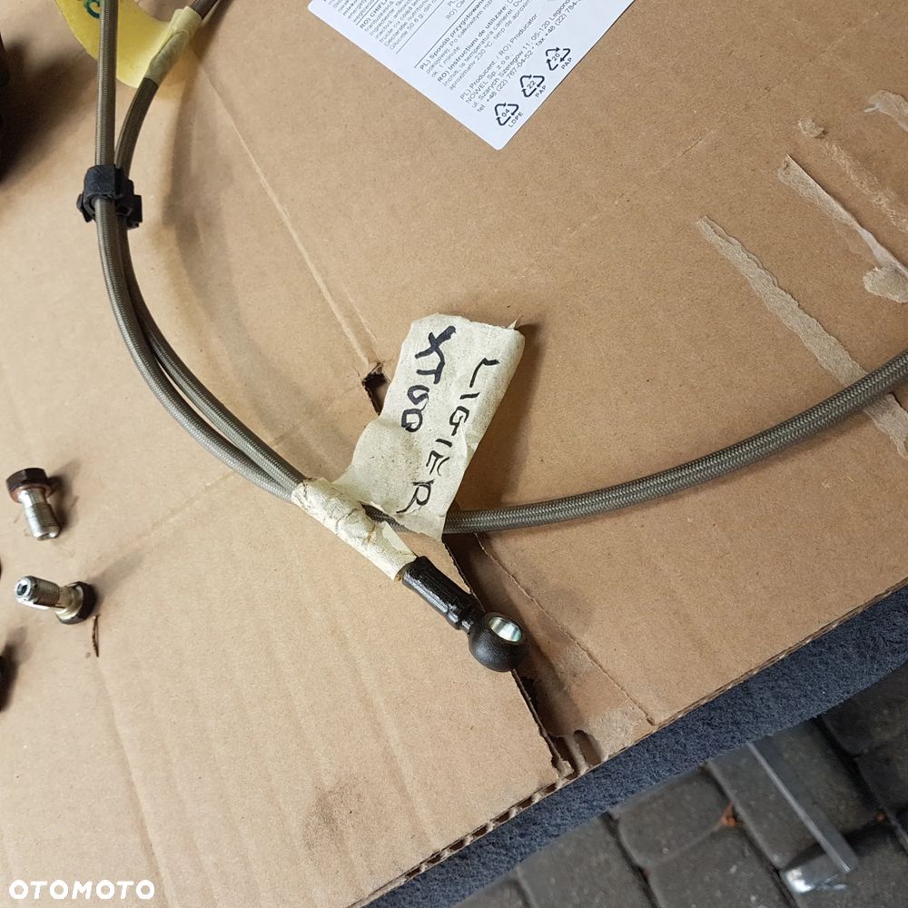 korektor siły hamowania trójnik hamulcowy przewód rurka chamulca aixam ligier chatenet italcar town life jak nowy oryginał.  wszystkie części - 4