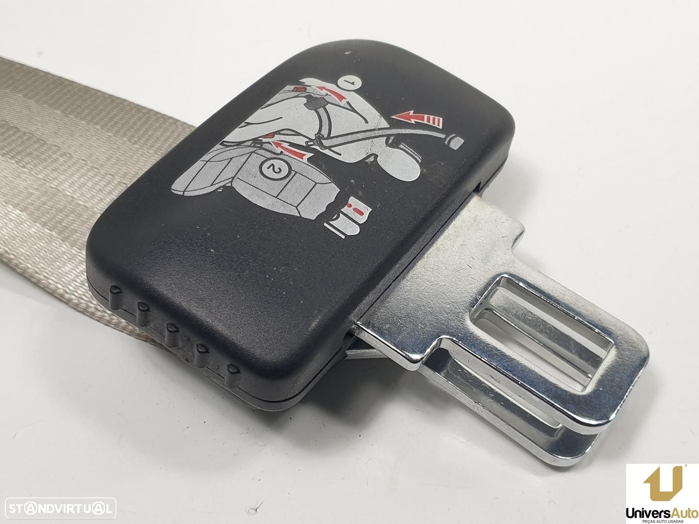CINTO SEGURANÇA TRASEIRO DIREITO AUDI Q7 2007 -606898300 - 2