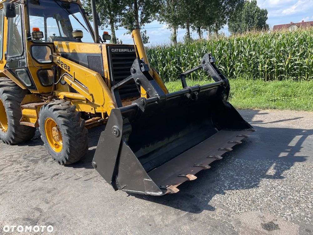 Caterpillar Koparko Ładowarka Cat 428B Caterpillar 428 Koparka Teleskop Krokodyl Widły - 22