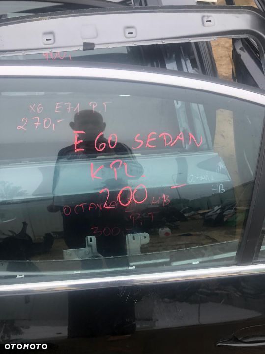 BMW E60 DRZWI LEWY TYŁ KPL. - 2