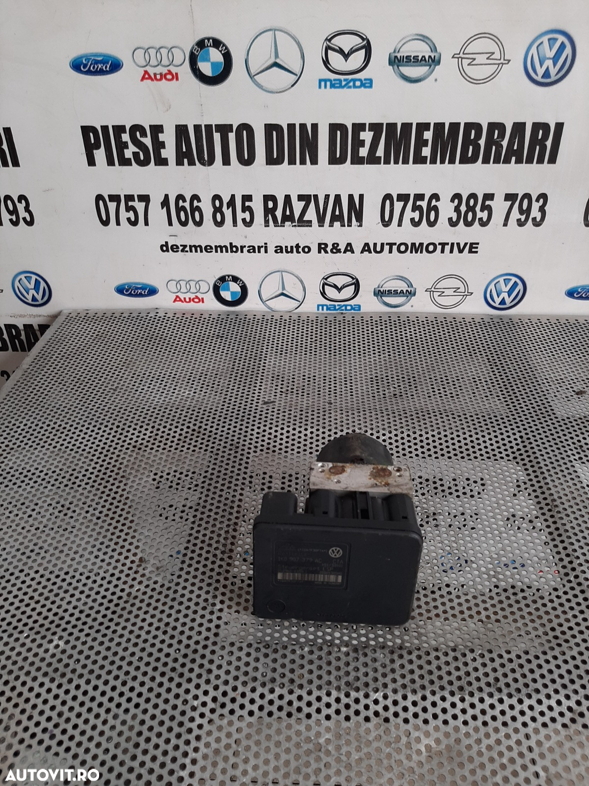 Modul Pompa Unitate ABS Vw Touran Golf 5 Jetta Seat Leon Altea Skoda Octavia Audi A3 Cod 1K0907379AC Vanduta De Firma Cu Garantie - 3