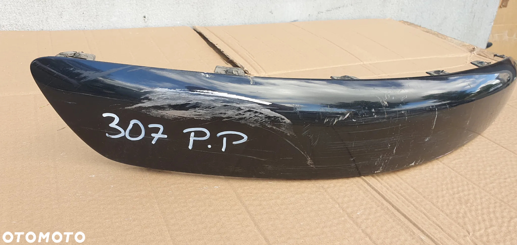 Listwa zderzaka prawy przód przednia prawa Peugeot 307 9634013377 - 2