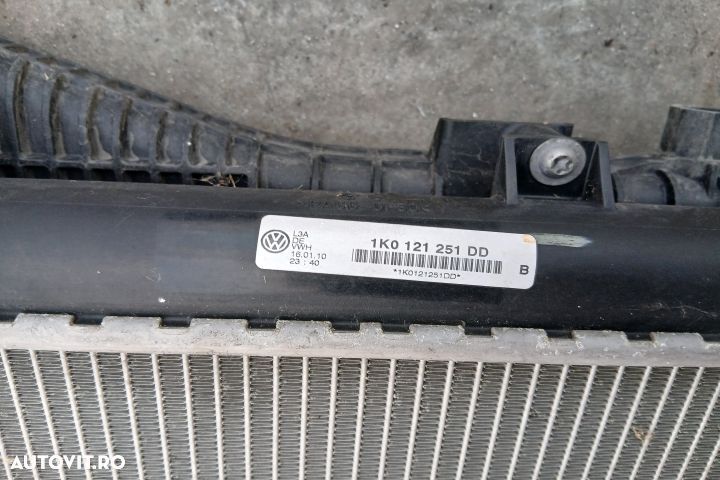 Radiator apa racire motor 1K0121251DD 1K0145803AJ + INTERCOOLER 1K012 - 3