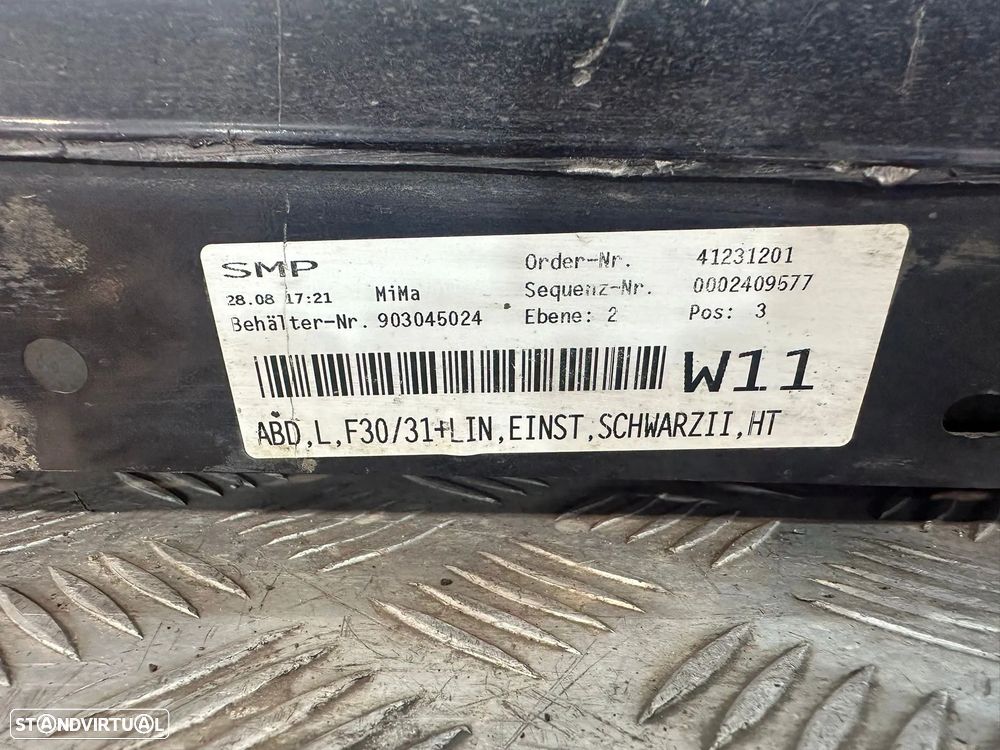 .Conjunto Embaladeiras Saias Laterais Esquerda Sport Originais BMW Serie 3 F30 Sedan F31 Touring 2011 - 2019 - 6