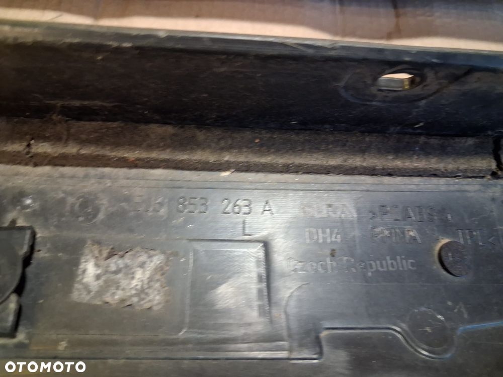 Osłona słupka SKODA FABIA II ROOMSTER OE prawa lewa czarna OE - 4