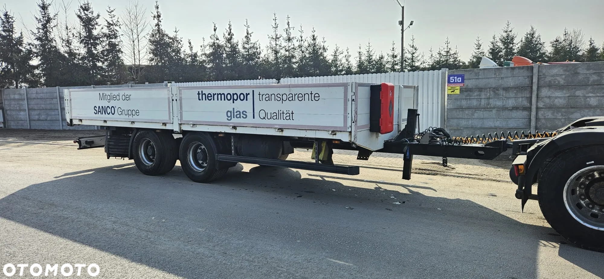 Orten tandem z Niemiec budowlana burtowa - 2