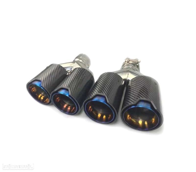 PONTEIRAS DE ESCAPE BMW LOOK M PERFORMANCE - 1