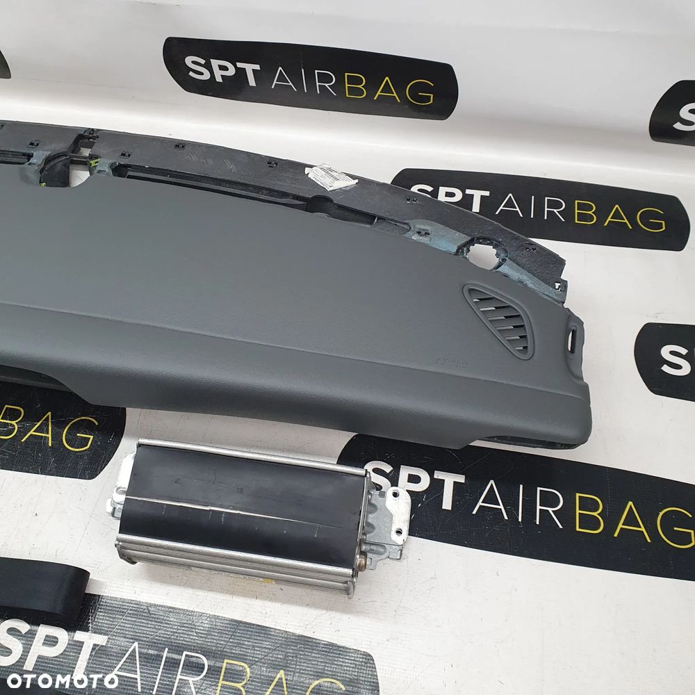 PORSCHE 997 SZARA DESKA ROZDZIELCZA KONSOLA KOKPIT PULPIT PODUSZKI AIRBAG AIR BAG PASY KIT SET - 4
