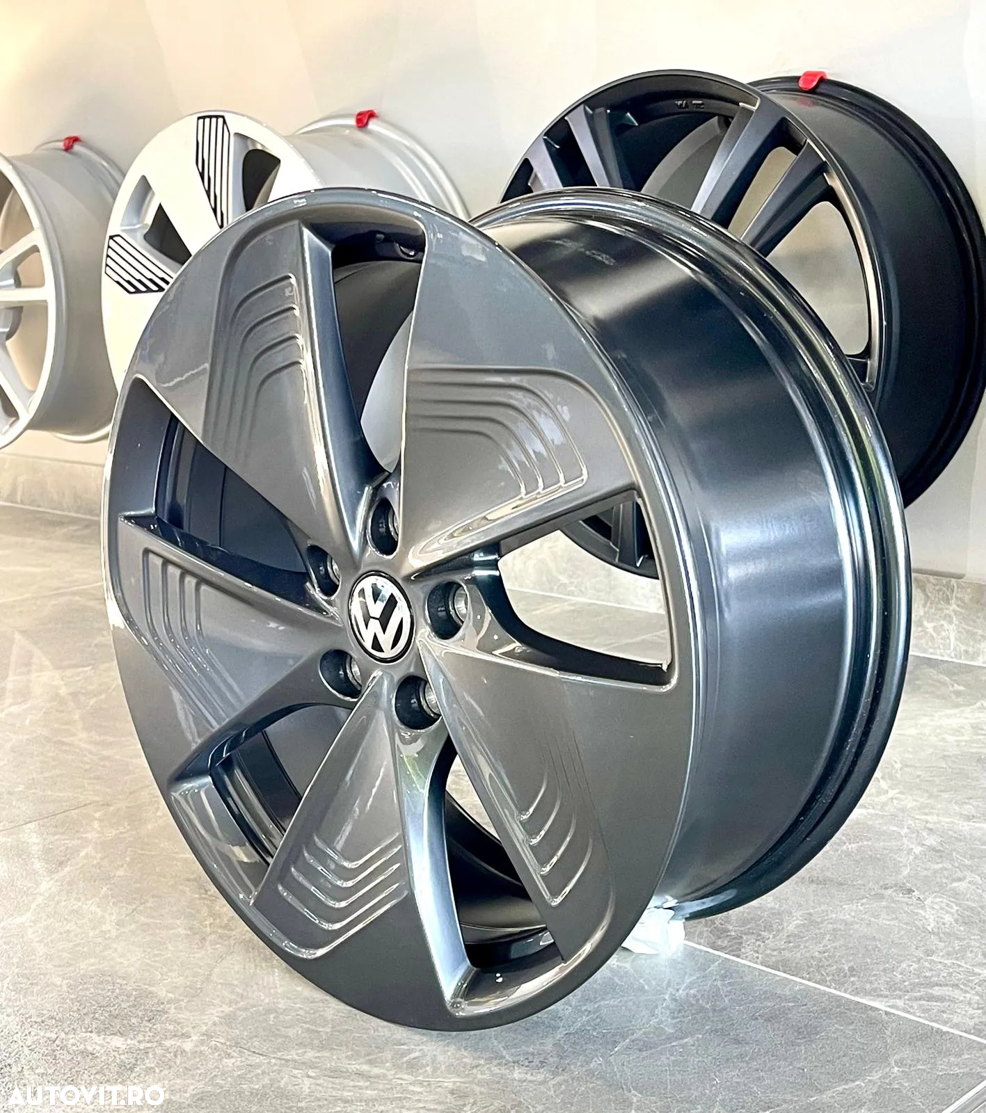 Jante Golf 6  Golf 7  Golf 8  Golf Electric  Id3  Passat 3C B8  Passat B9  iD Buzz Cargo  T-roc 18 inch noi - 2