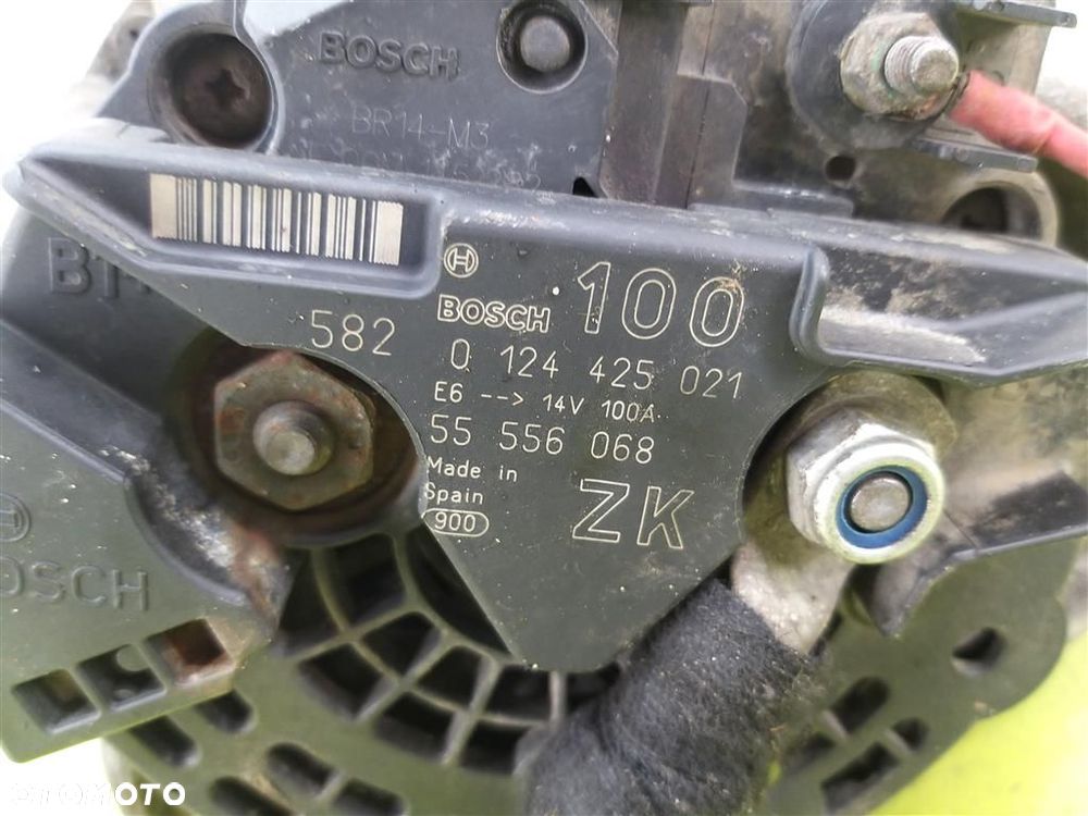 Alternator Opel Corsa D 1.2 16V 80KM BOSCH 2006-2014R 0124425021 - 4