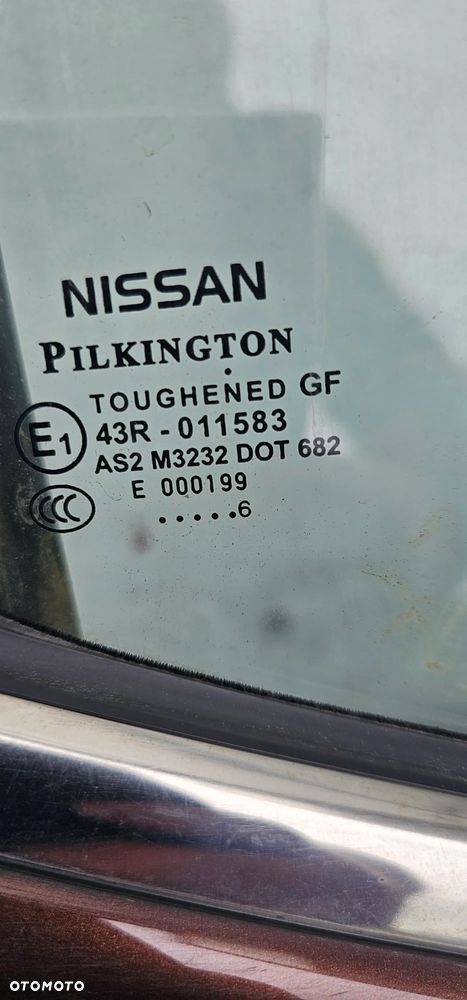 Drzwi tylne tył Nissan Navara D23 16r. 4D - 4