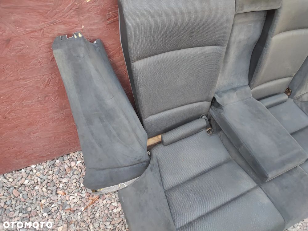 BMW E46 COUPE / M3 ORYGINALNA KANAPA TYŁ ALCANTARA / ALKANTARA / SIEDZISKO / OPARCIE EUROPA O NR. 52 20 8 225 759 / 52 20 8 225 749 / 52 20 7 156 178 OEM W DOBRYM STANIE - 21