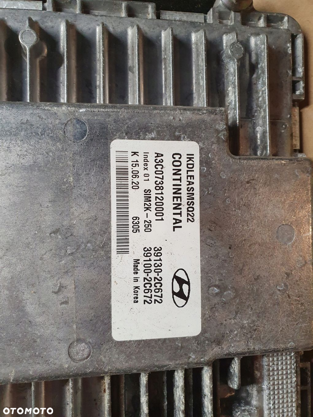 Hyundai Genesis g70 2021- KOMPUTER SILNIKA STEROWNIK 39130-2C672 - 3