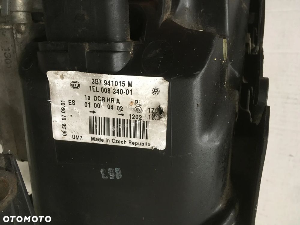 VW PASSAT B5 LIFT XENON HELLA REFLEKTOR LAMPA PRZÓD LEWA - 10