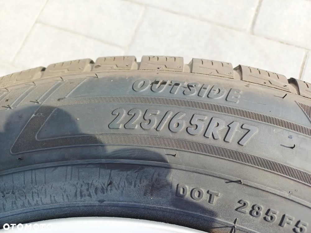 FELGI Z OPONAMI KOŁA ALUMINIOWE MERCEDES ML W163 R17 5X112 ET52 66,6 mm A1634013902 OPONY PETLAS EXPLERO 225/65 R17 2023r ZIMA NR26 - 6