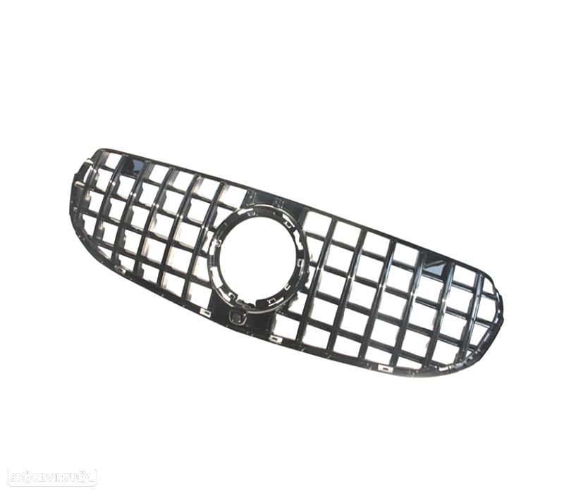 GRELHA FRONTAL MERCEDES CLASE GLC X253 C253 15-19 LOOK GT CROMADO - 2