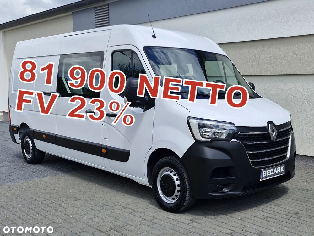 Opel Movano, L3H2, BRYGADÓWKA, 7 miejsc, DOKA, hak, nawigacja, tempomat, klima - 2