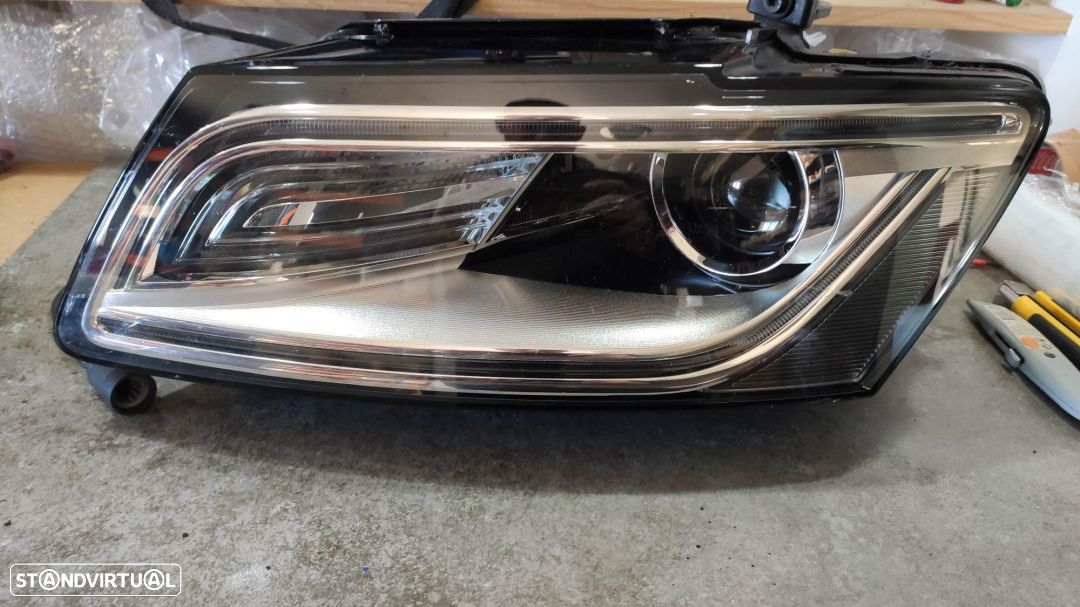 farol esquerdo bi-xenon led direcional Audi Q5 facelift - 1