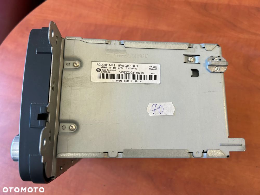 RADIO FABRYCZNE VOLKSWAGEN 5M0035186C - 3
