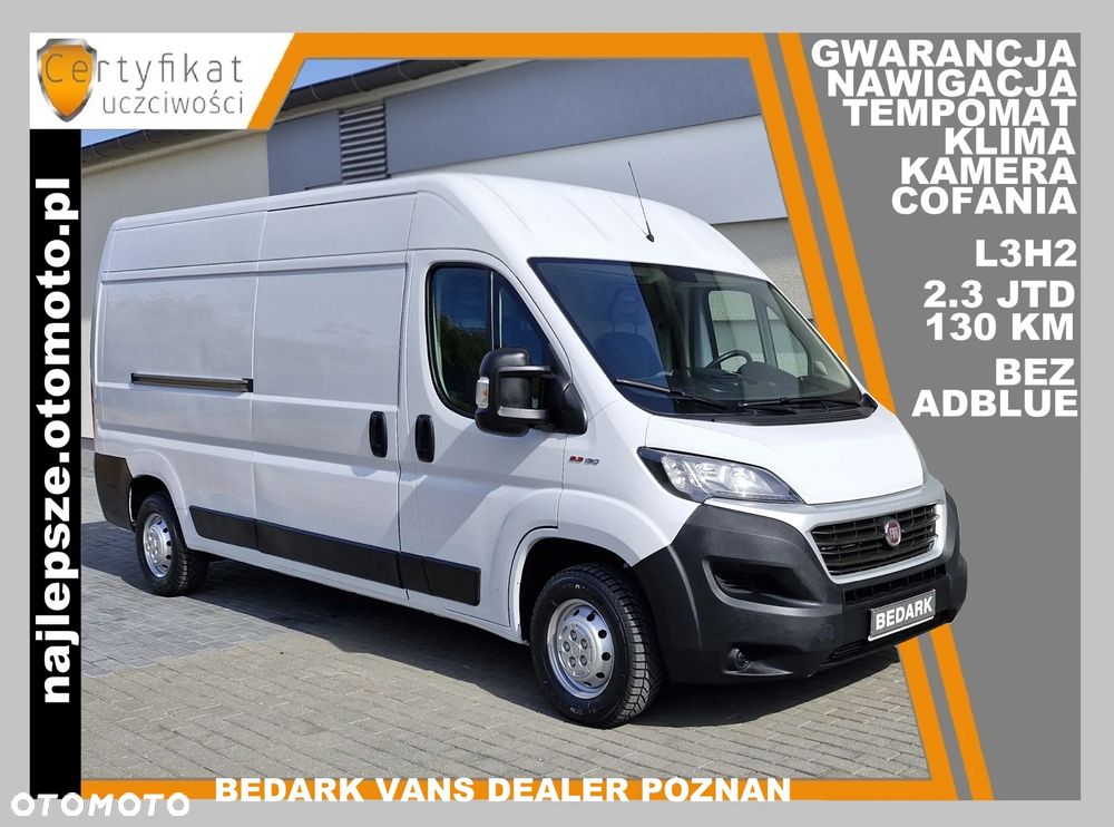 Fiat Ducato, L3H2, BEZ ADBLUE, nawigacja, tempomat, klima, kamera cofania