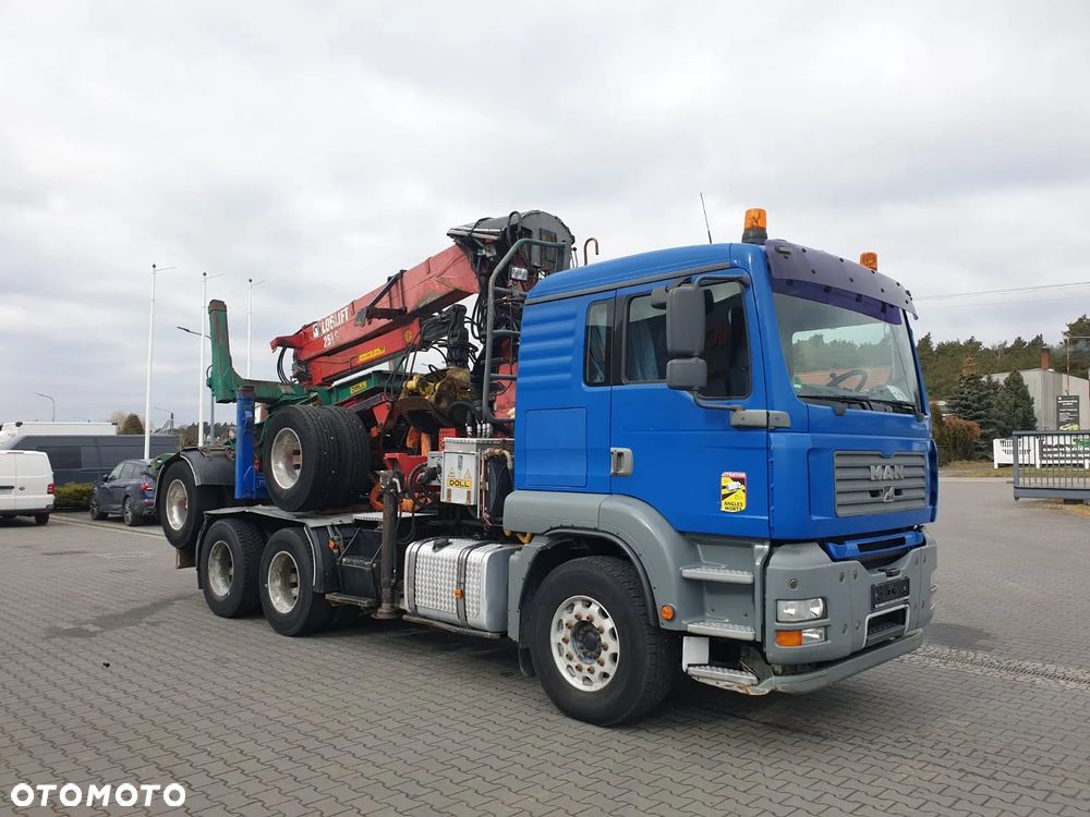 MAN TGA 26.480 6x4 HDS DO DŁUŻYCY DREWNA DRZEWA - 5