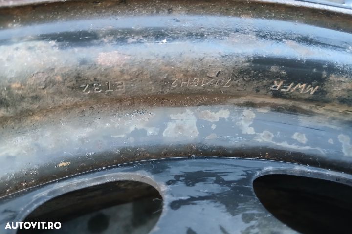 Janta tabla cu anvelopa 16 215/55 R16 7JX16H2 ET32 215/55 R16 7JX16H2 - 4