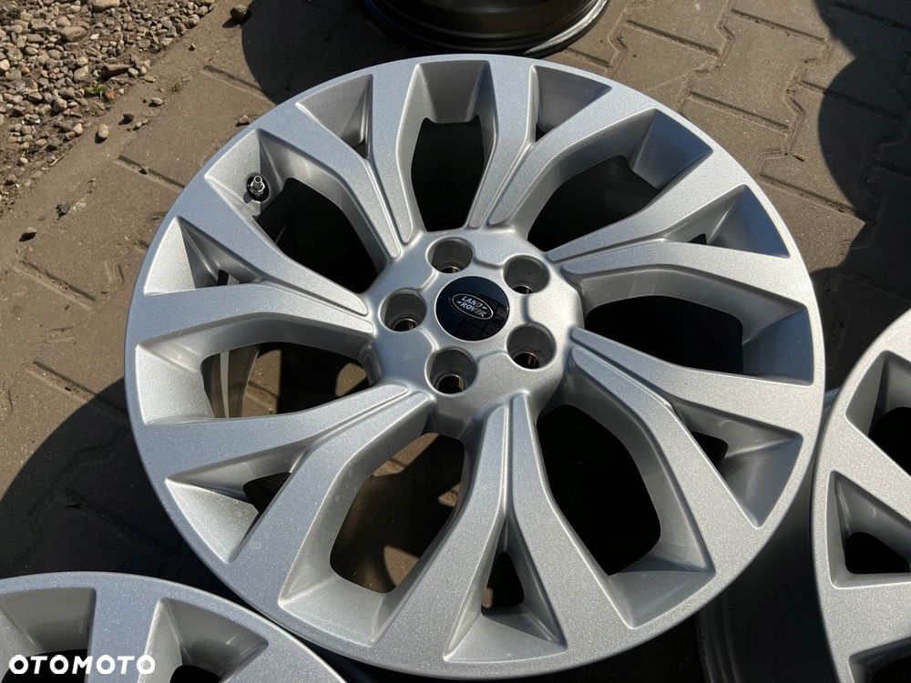 KOMPLET FELG FELGI ALU LAND ROVER 21 ET49 5X120 ORYGINALNE - 8