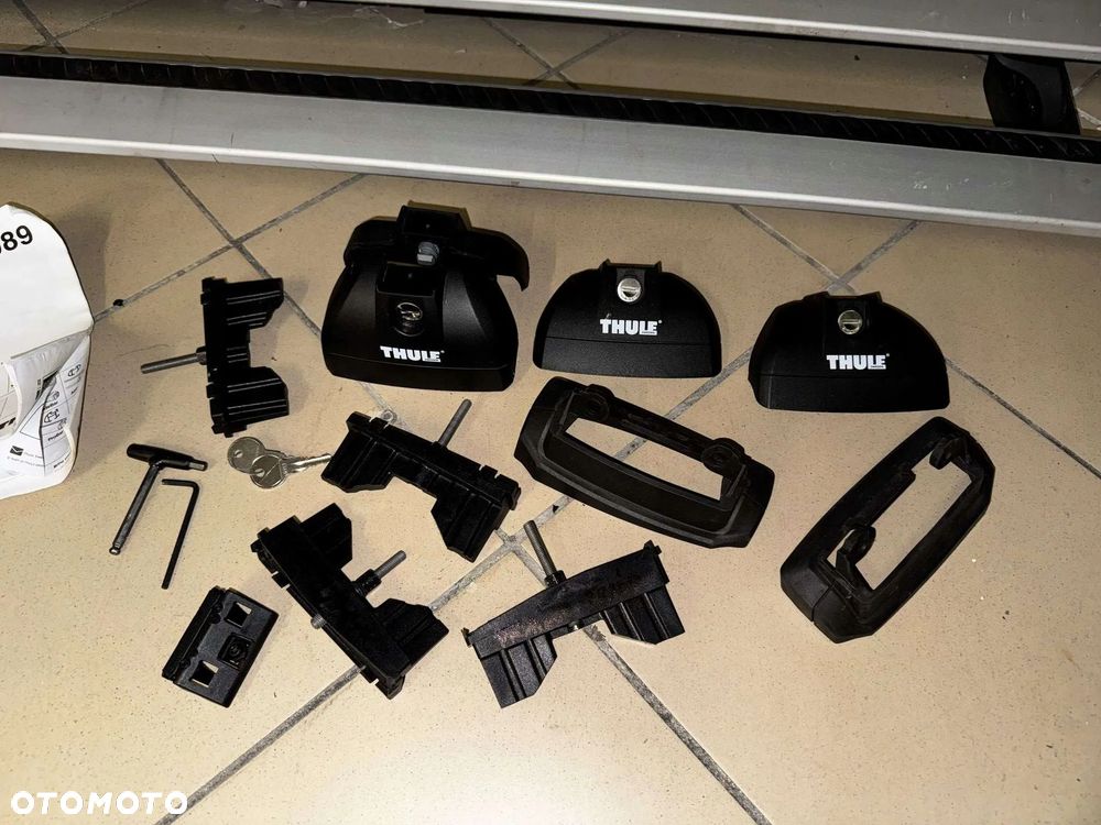 BAGAŻNIK DACHOWY + KIT MONTAŻOWY 4 SZT THULE 3089 BMW 5 SEDAN 4DR 2010-2017 - 2