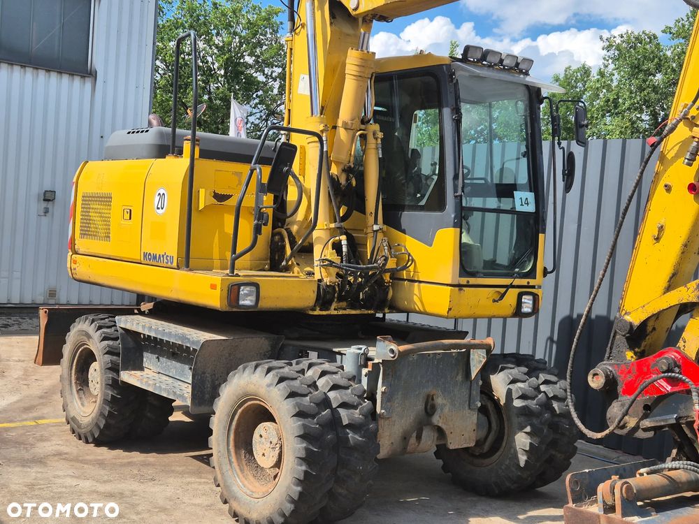 Komatsu PW 140-7 Z NIEMIEC TYLKO 9063 MTH,CENTRALNE SMAROWANIE.148,160,180. - 11