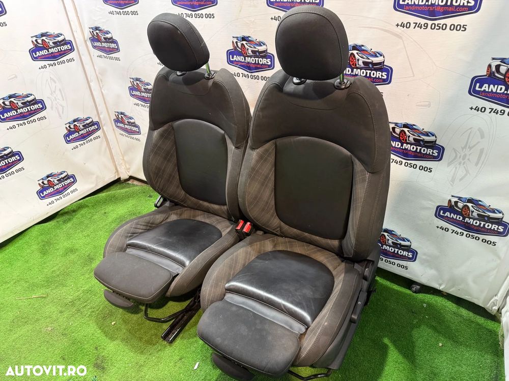 INTERIOR TEXTIL / PIELE  / SCAUNE + BANCHETE MINI COOPER D F55 1.5 DIESEL 2016 / HATCHBACK 5 USI 2014-2020 - 7