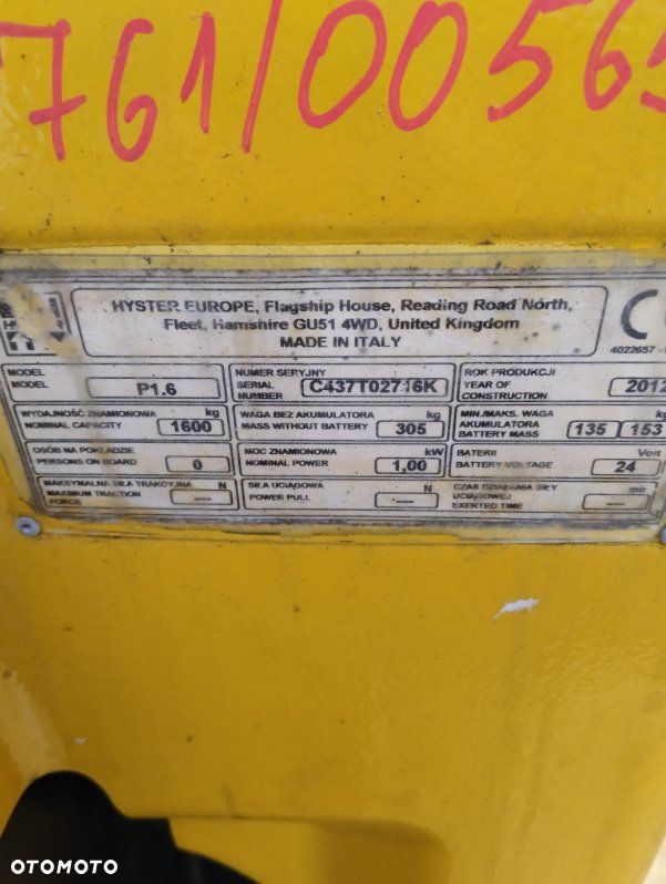 Hyster P1.6 - 4