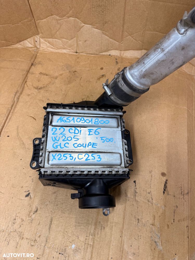 Radiator intercooler MERCEDES C-class W205 , GLC X253, GLC COUPE C253 2.2 cdi an 2016-2019 cod A6510901800 - 1