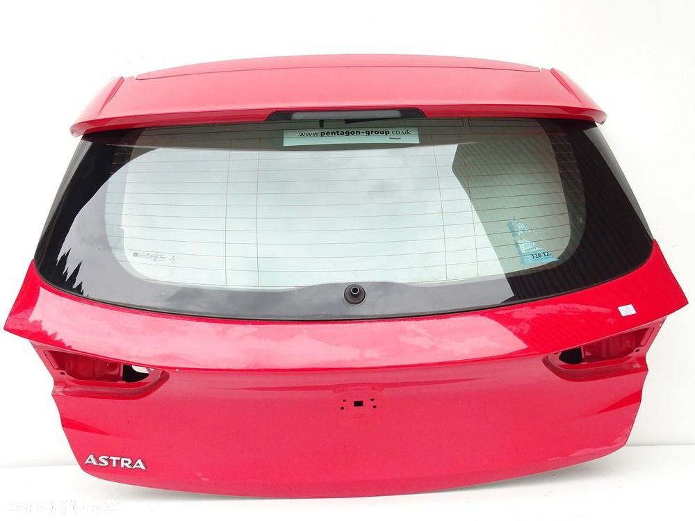 KLAPA TYŁ TYLNA BAGAŻNIKA + SZYBA LAKIER Z50S OPEL ASTRA V K HB 5D 15-19r - 1