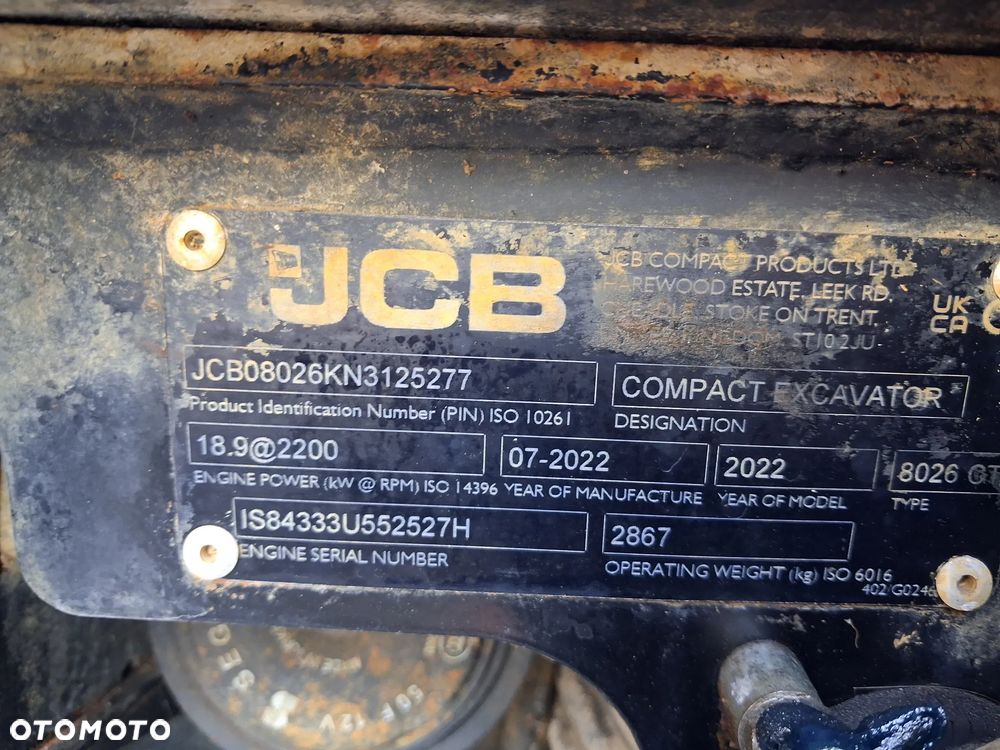 JCB 8026 CTS - 13