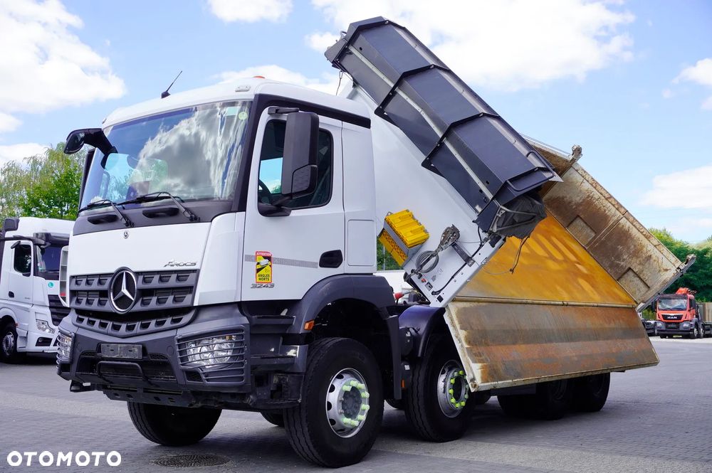 Iveco Arocs 3243 8x4 / 130 tys. km! / Wywrotka 2-stronna Meiller / hydroburta_259783 - 14