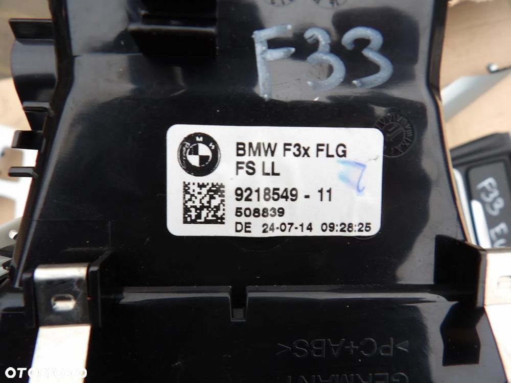 BMW - F33 - LISTWY DEKORACYJNE - DEKORY KOMPLET - KRATKI NAWIEWU - KOMPLET - 9218549  9218552 - 5