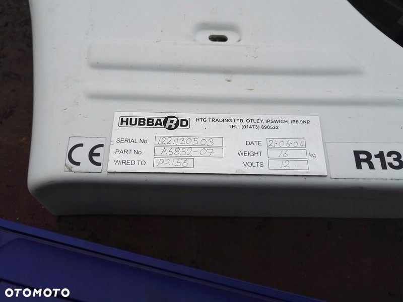 agregat chłodniczy hubbard 460 al r134a ducato 2.2 - 16