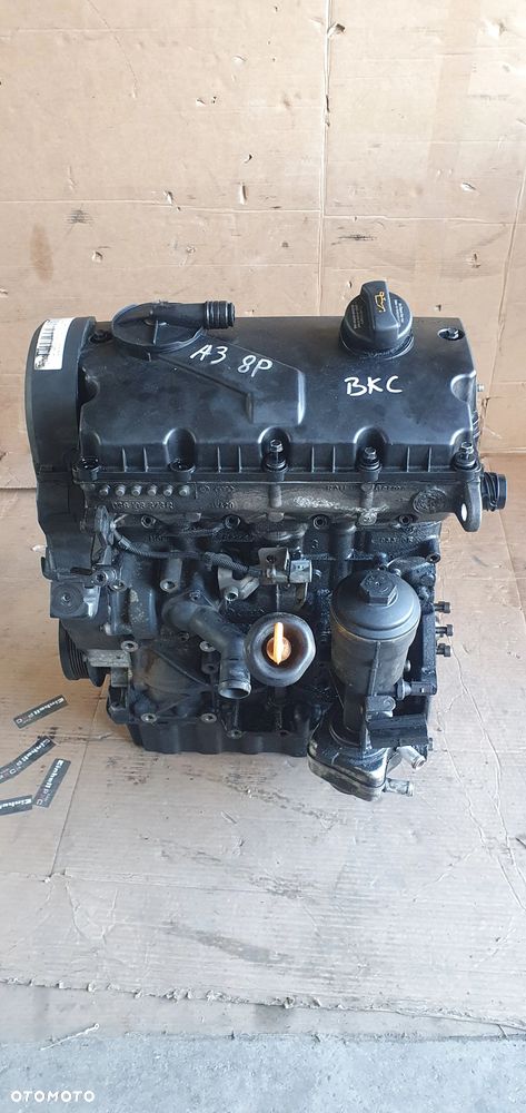 Silnik blok silnika słupek Audi A3 8P 1.9 TDI BKC - 2