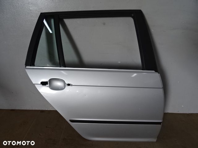 DRZWI PRAWY TYŁ PRAWE TYLNE BMW E46 KOMBI LAK:TITANSILBER METALLIC 354/7 NR1201 - 2