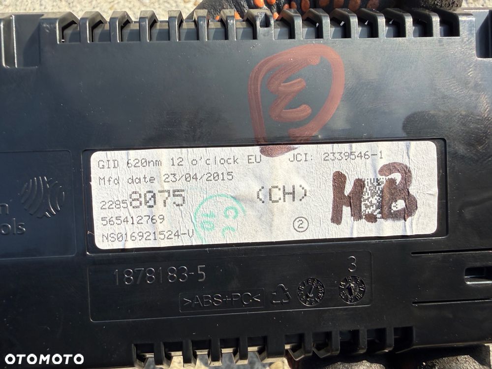 OPEL MERIVA B radio wyświetlacz panel radia 23210021 CD400 - 6