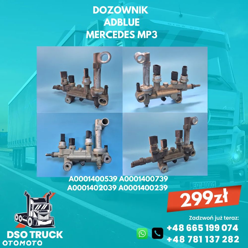 Dyfuzor Dozownik Adblue Wtrysk MERCEDES MP3 - 1