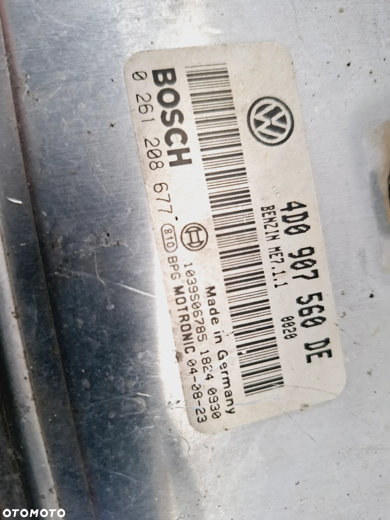 Komputer Sterownik Silnika ECU 4.2 V8 VW Phaeton 4D0907560DE 0261208677 IMO OFF - 4